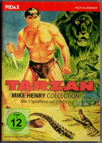 TARZAN COLLECTION - Mike Henry - 3 FILMs - DVD SET - 1966-1968 Region 2 Brand New