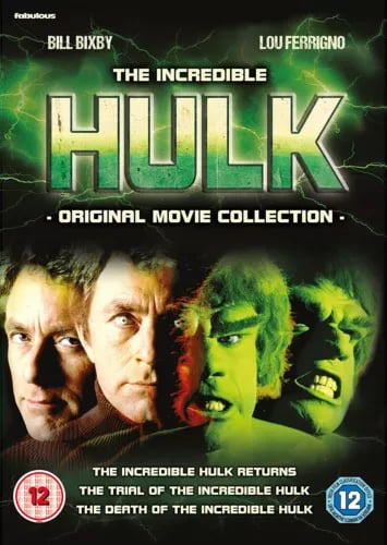 The Incredible Hulk: Original Movie Collection [12] DVD Box Set Region 2 Brand New