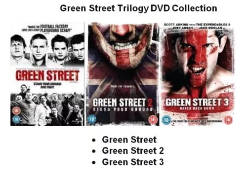 Green Street Trilogia – DVD (Osat 1, 2, 3)