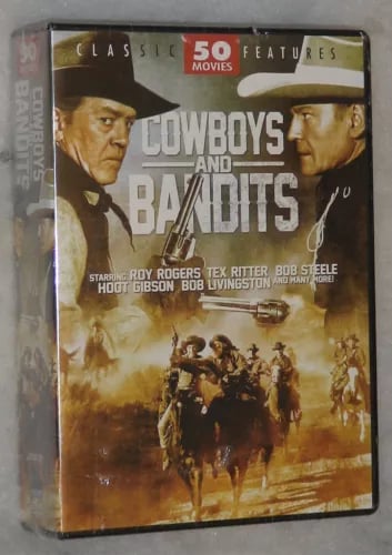 Westernit: 50 Klassikkoelokuvaa – Cowboyt & Rosvot Roy Rogersin kanssa – DVD Box Set