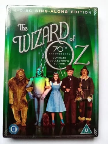 The Wizard of Oz DVD (70th Anniversary Ultimate Collector's Edition) [1939] ! Region 2 Brand New