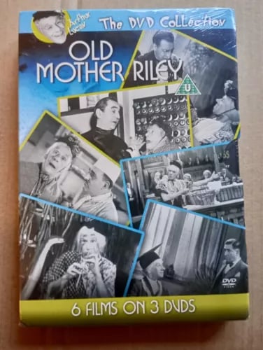 Old Mother Riley Collection Box Set, 6 Films on 3 Discs (DVD, 2010) Region 2 Brand New
