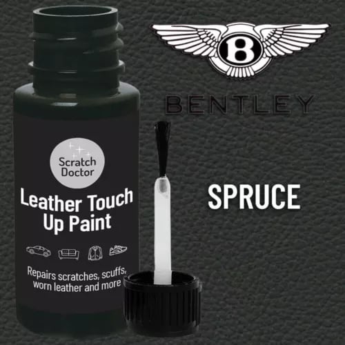 BENTLEY SPRUCE Leather Touch up Car Seat Repair Paint