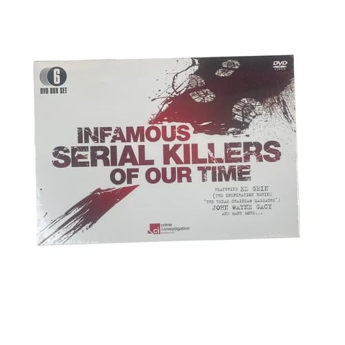 Infamous Serial Killers of Our Time - 6 DVD Box Set - Region 2 Brand New