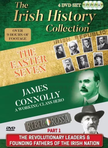 The Irish History Collection 4 DVD The Easter 7, James Connolly, O'Donovan Rossa Region 2 Brand New