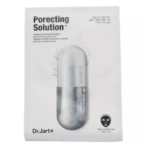 Dr.Jart+ Face Mask Dermask Porecting Solution Bubbling Charcoal Sheet Face Mask