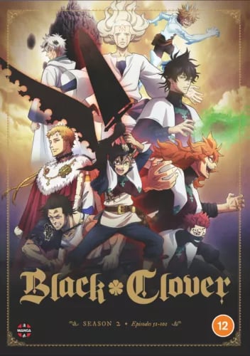 Black Clover: Complete Season 2 [12] DVD Box Set Region 2 Brand New