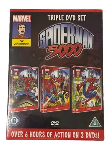 SPIDERMAN 5000 - 3 DVD - VOLUMES 1 2 3 MARVEL ANIMATION - Region 2 Brand New