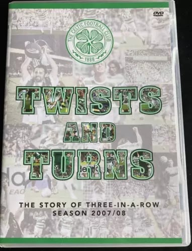 Celtic FC Football Club Soccer Twists Turns Season Review 2007/08 DVD R2 Region 2 Brand New