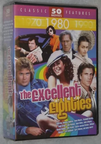 The Excellent Eighties 50 Classic 1980's Movies 12 DVD Box Set Region 2  Brand New