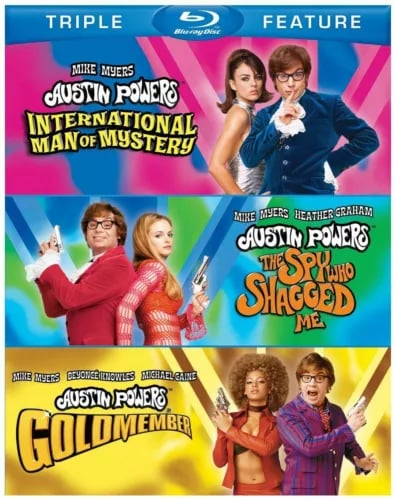 Austin Powers The Movie 1 2 & 3 Trilogy (BLU RAY) Region free Brand New Austin Powers The Movie 1 2 & 3 Trilogy (BLU RAY) Region free Brand New
