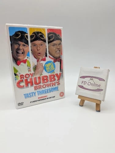 Roy Chubby Brown - Tasty Threesome DVD Box Set Dirty Weekend /Exposed Region 2 Brand New