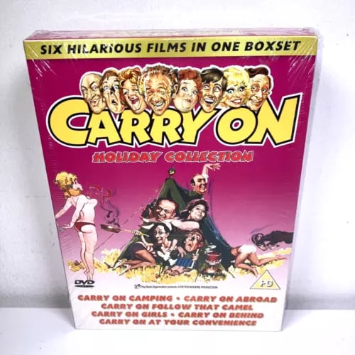 Carry On Holiday Collection DVD Box Set 6 Movies Region 2 Brand New