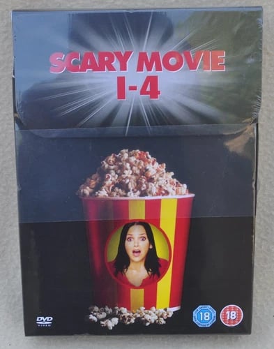 " SCARY MOVIE 1 - 4 " 2008 Chase Masterson Wayans 4 Discs DVD Reg 2 Region 2 Brand New
