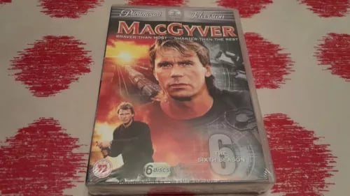 MacGyver Season 6 Richard Dean Anderson 1990 Complete Season Six PAL DVD Box Set Region 2 Brand New