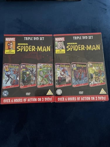 Marvel Spider-Man Alkuperäissarja Kausi 1 & 2 DVD Marvel Spider-Man Alkuperäissarja Kausi 1 & 2 DVD