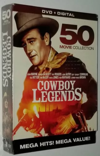 Cowboy Legends 50 Film DVD Box Set - John Wayne, Roy Rogers, Gene Autry - Region 2 Cowboy Legends 50 Film DVD Box Set - John Wayne, Roy Rogers, Gene Autry - Region 2