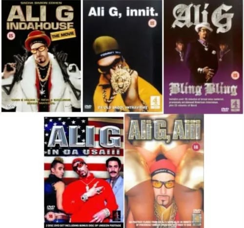 ALI G MOVIES COLLECTION DVD Inda house / Innit / USAiii / Bling Bling / Aiii Ne Region 2 Brand New