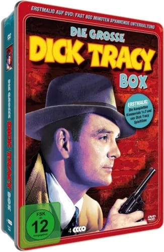 DICK TRACY: The Complete Film Series & Specials STEEL BOX Region 2 DVD Brand New