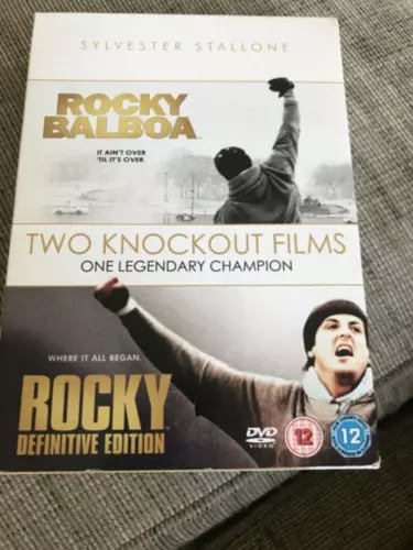 Rocky 1 & 6 DVD Drama (2007) Sylvester Stallone Region 2 Brand New