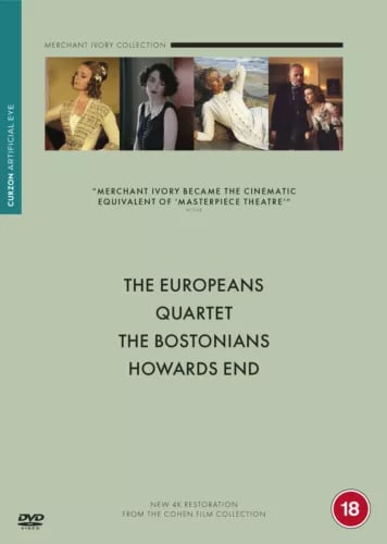 Merchant Ivory Collection [18] DVD Box Set Region 2 Brand New