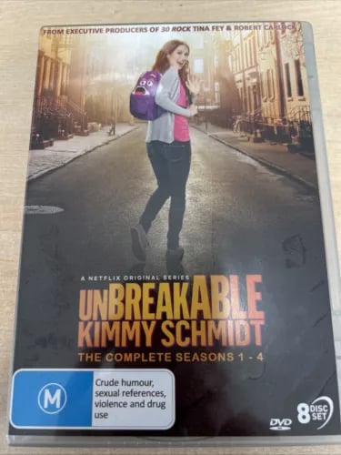 The Unbreakable Kimmy Schmidt - Komplet sæson 1-4 DVD Boks Sæt Region 2