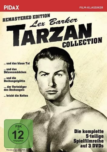 TARZAN: The Lex Barker Collection 5 Movies / 3 Disc Region 2 DVD Brand New