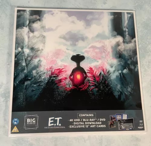 E.T. The Extra Terrestrial Big Sleeve Collectors Edition 4K UHD/Blu-Ray/DVD Region 2 Brand New