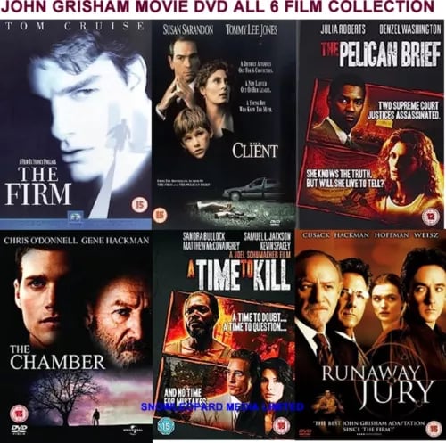 John Grisham Filmkollektion – 6 film baseret på hans romaner (DVD)