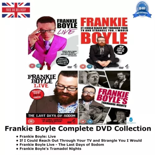 Frankie Boyle Live - Komplett samling (Stand Up Comedy DVD)