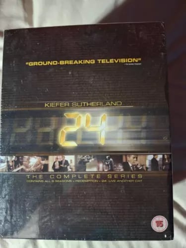 24: Komplet Serie 1-8 + Live Another Day (DVD Box Set, 2014)