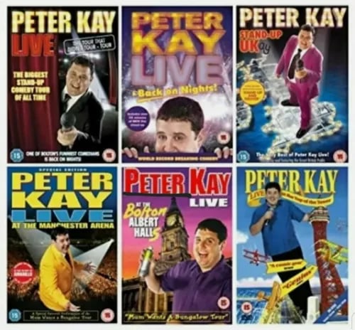 Peter Kay Live: Komplett Stand Up Comedy Tour Collection DVD