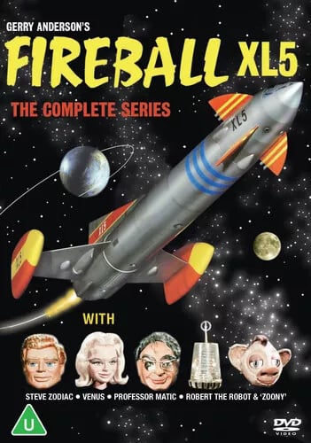 Fireball XL5: The Complete Series DVD (2024) Gerry Anderson, cert U, 6 skivor