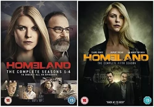 Homeland – Koko Sarja 1-5 DVD Kokoelma