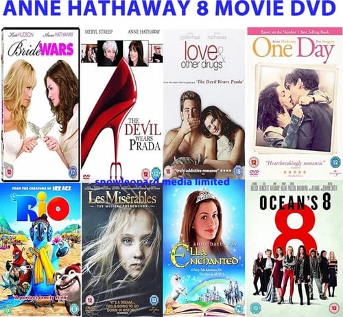 Anne Hathaway: 8 filmer [DVD-samling]