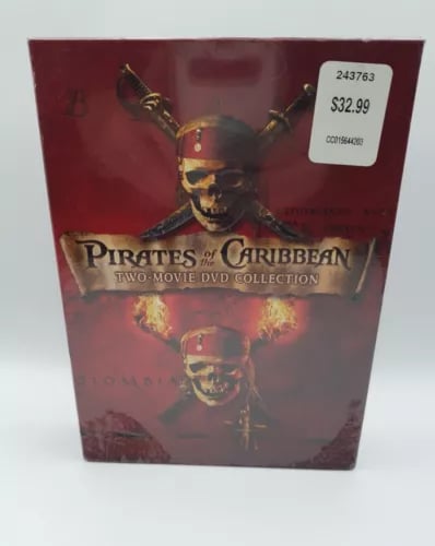 Pirates of the Caribbean Two Movie DVD Collection America Import Region 2  Brand New