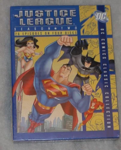 Justice League Season Two 2 Batman Superman DVD Box Set Region 2 Brand New Justice League Season Two 2 Batman Superman DVD Box Set Region 2 Brand New