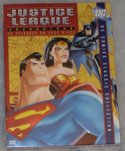 Justice League Kausi 1 (Alue 2 DVD-boksipaketti)