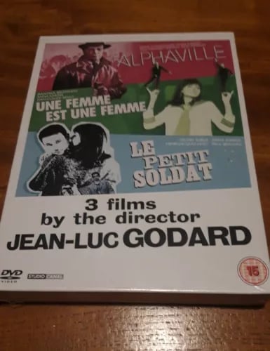 Jean-Luc Godard: 3 Film Collection (DVD) Alphaville, Le Petit Soldat, Femme (L9) Region 2 Brand New