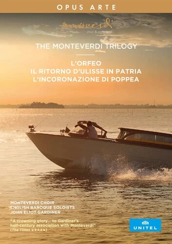Monteverdi Trilogien DVD (2023) – John Eliot Gardiner, 3 plater