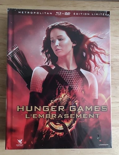 The Hunger Games Catching Fire 6 Discs Blu-ray Digipack FRENCH SEE DESCRIPTION Region 2 Brand New