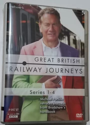 Great British Railway Journeys Portillo Series 1 2 3 4 DVD Box Set Region 2 Brand New