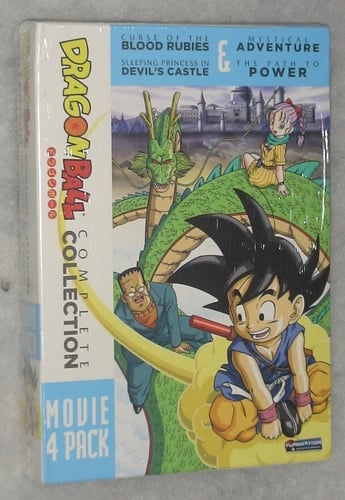 Dragon Ball Movie 4 Pack Complete Collection DVD Box Set Region 2  Brand New
