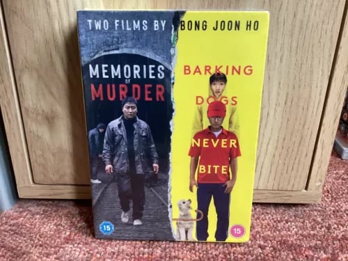 Bong Joon Woo: Memories Of Murder/Barking Dogs Never Bite (2 x DVD 2020) SLD Region 2 Brand New Bong Joon Woo: Memories Of Murder/Barking Dogs Never Bite (2 x DVD 2020) SLD Region 2 Brand New