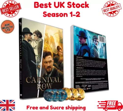 Carnival Row Sesong 1-2 DVD Box Set 6-Disc