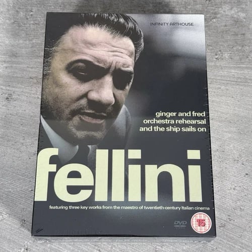 Fellini DVD Box Set - "️ Ginger Fred / Orchestra / Ship Sails On Region 2 Brand New