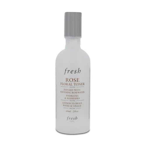 Fresh Rose Floral Toner 60ml Soothing Rosewater Hydrates & Refreshes