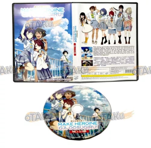 MAKE HEROINE GA OOSUGIRU! - Anime TV DVD (1-12 jaksoa) englanninkielisellä puheella MAKE HEROINE GA OOSUGIRU! - Anime TV DVD (1-12 jaksoa) englanninkielisellä puheella