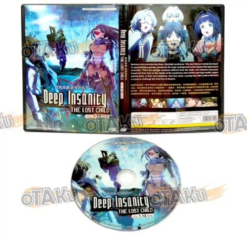 Deep Insanity: The Lost Child - Anime TV DVD (Episoder 1-12, Engelsk Dubbning) Deep Insanity: The Lost Child - Anime TV DVD (Episoder 1-12, Engelsk Dubbning)