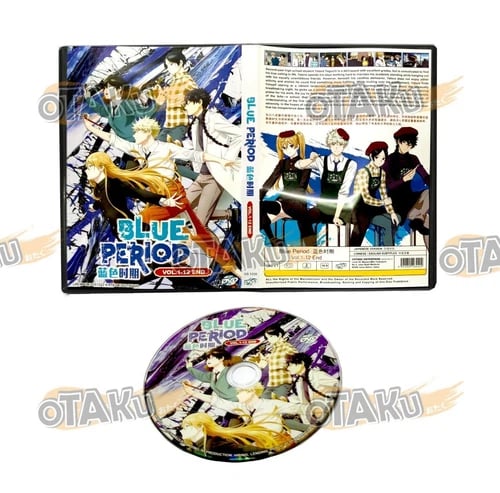Blue Period - Komplett Anime TV-serie DVD Box Set (Episoder 1-12)